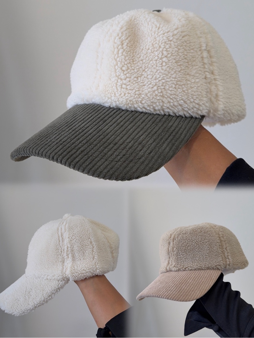 Sherpa Fleece Baseball Cap